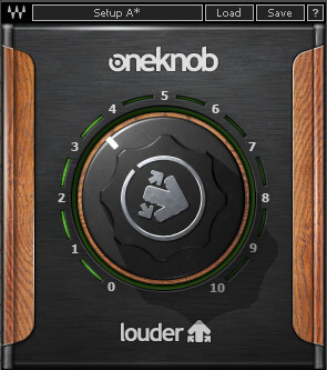 Waves「OneKnob Louder」画面