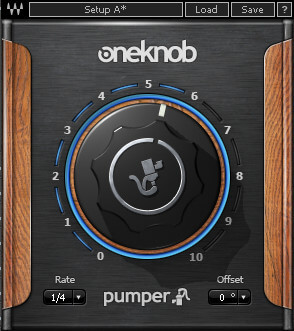 Waves「OneKnob Pumper」画面