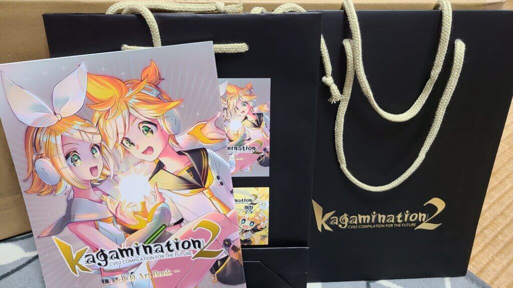 『kagamination2』画集・紙袋サンプル